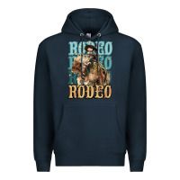 Navy Rodeo kid Cowboy midilli horse Premium Hoodie - HowdyJamesFarm
