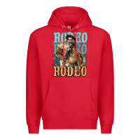 Red Rodeo kid Cowboy midilli horse Premium Hoodie - HowdyJamesFarm