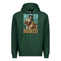Sports Green Rodeo kid Cowboy midilli horse Premium Hoodie - HowdyJamesFarm
