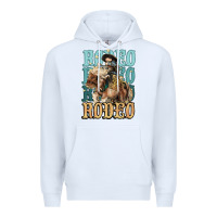 White Rodeo kid Cowboy midilli horse Premium Hoodie - HowdyJamesFarm