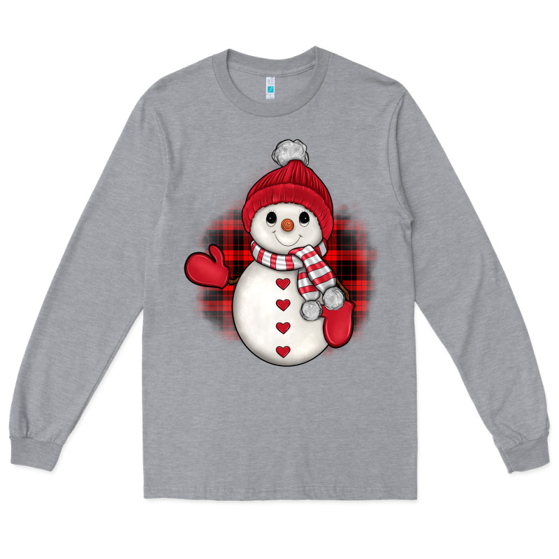 Snowman Christmas Long Sleeve Tee by JahusDesignShop | Teevron
