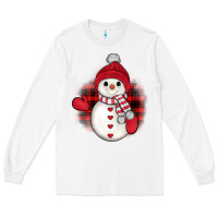 White snowman christmas Long Sleeve Tee - JahusDesignShop