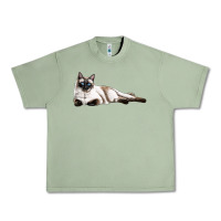Oil Green siamese Urban Heavy Tee - LillyAllenDesigns