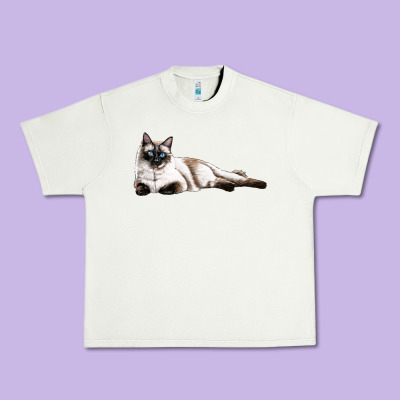 Siamese Urban Heavy Tee Designed By Lillyallendesigns