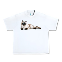 White siamese Urban Heavy Tee - LillyAllenDesigns