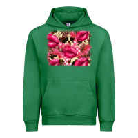 Emerald Valentine's Day pink plaid red glitter cowhide Urban Hoodie - FaDigitalArtStudio