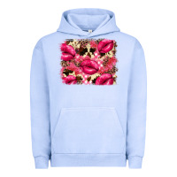 Pigment Grape Ice Valentine's Day pink plaid red glitter cowhide Urban Hoodie - FaDigitalArtStudio