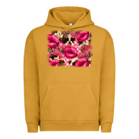Pigment Peanut Butter Valentine's Day pink plaid red glitter cowhide Urban Hoodie - FaDigitalArtStudio