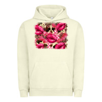 Pigment Pistachio Valentine's Day pink plaid red glitter cowhide Urban Hoodie - FaDigitalArtStudio