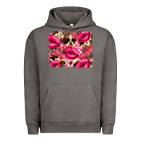 Pigment Tornado Valentine's Day pink plaid red glitter cowhide Urban Hoodie - FaDigitalArtStudio