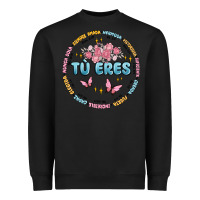 Black tu eres inspiration Heavyweight Sweatshirt - MaliasSmallBusiness