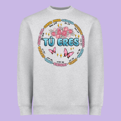 Tu Eres Inspiration Heavyweight Sweatshirt Designed By Maliassmallbusiness