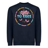 Navy tu eres inspiration Heavyweight Sweatshirt - MaliasSmallBusiness