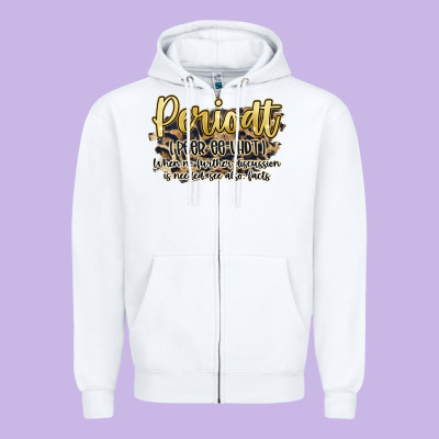 Periodt Zipper Hoodie Designed By Artiststas