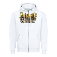 White periodt Zipper Hoodie - Artiststas