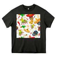 Asphalt mexico seamless pattern Heavy Core Tee - FaDigitalArtStudio