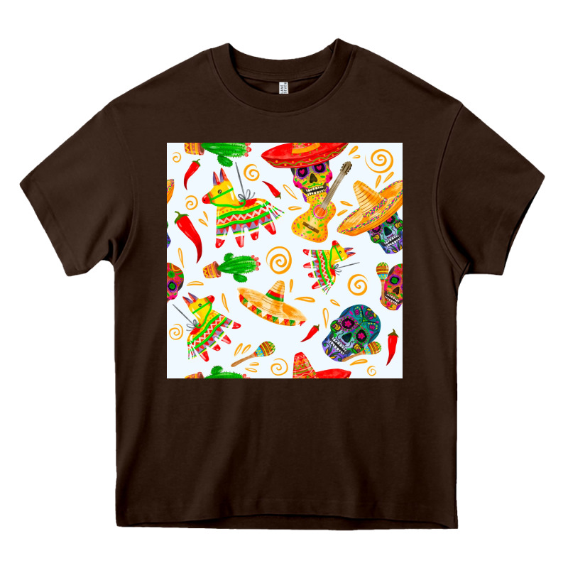 Mexico Seamless Pattern Heavy Core Tee by FaDigitalArtStudio | Teevron