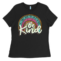 Black be kind   leopard Ladies Tee - JahusDesignShop