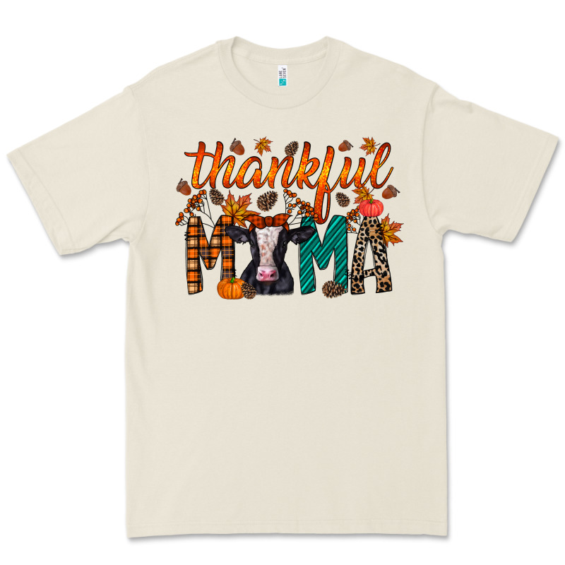 Thankful Mama Holstein Cow Premium Tee by RacoonDesign | Teevron
