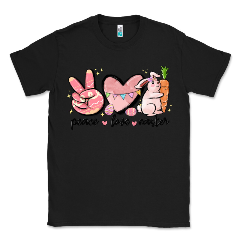 Peace Love Easter Classic Tee by MaliasSmallBusiness | Teevron