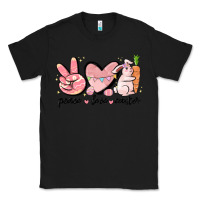 Black peace love easter Classic Tee - MaliasSmallBusiness