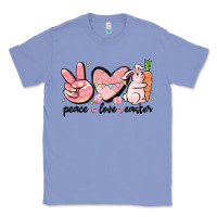 Colony Blue peace love easter Classic Tee - MaliasSmallBusiness