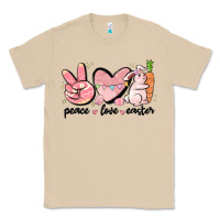Mushroom peace love easter Classic Tee - MaliasSmallBusiness
