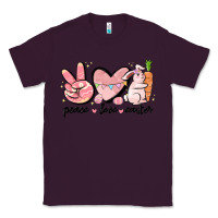 Plum peace love easter Classic Tee - MaliasSmallBusiness