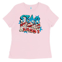 Bubblegum Pink Star spangled and sassy 4th of july Ladies Tee - CowGirlArtShop