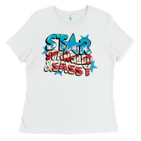White Star spangled and sassy 4th of july Ladies Tee - CowGirlArtShop