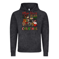 Vintage Black when you're dead inside but it's christmas Vintage Hoodie - Jasminsmagicworld