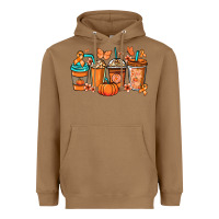 Toasted Coconut Kidney Cancer coffee cups orange ribbon Heavyweight Hoodie - NancyCooperArtShop