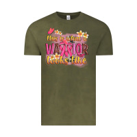 Vintage Olive this is what a warrior looks like Vintage Tee - NancyCooperArtShop