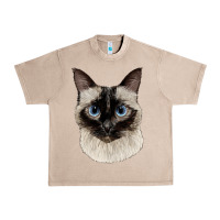 French Oak siamese face Urban Heavy Tee - LillyAllenDesigns