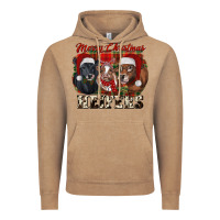 Vintage Coffee Merry Christmas Heifers Vintage Hoodie - RanaPortraitStore