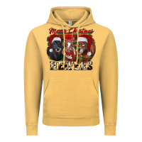 Vintage Mustard Merry Christmas Heifers Vintage Hoodie - RanaPortraitStore
