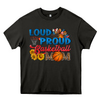 Asphalt loud and proud basketball mom Heavy Core Tee - HRA Design Shop