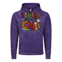 Cloud Purple santa’s favorite cna Vintage Hoodie - Jasminsmagicworld