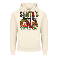 Vintage Artic santa’s favorite cna Vintage Hoodie - Jasminsmagicworld
