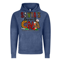 Vintage Denim santa’s favorite cna Vintage Hoodie - Jasminsmagicworld