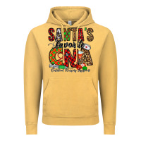 Vintage Mustard santa’s favorite cna Vintage Hoodie - Jasminsmagicworld