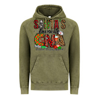 Vintage Olive santa’s favorite cna Vintage Hoodie - Jasminsmagicworld