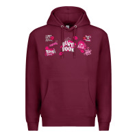 Burgundy burn book Premium Hoodie - TumblerDesignByShophia