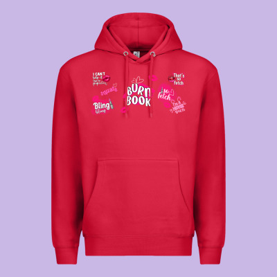Burn Book Premium Hoodie Designed By Tumblerdesignbyshophia