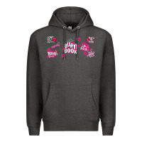 Charcoal Heather burn book Premium Hoodie - TumblerDesignByShophia