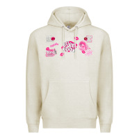 Oatmeal Heather burn book Premium Hoodie - TumblerDesignByShophia