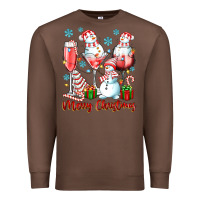 Chestnut merry christmas wine glasses Premium Sweatshirt - texasbilliewilder