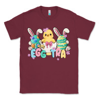 Burgundy i am eggtra Classic Tee - MaliasSmallBusiness