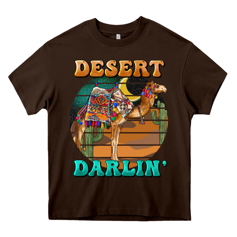 Desert Darling Camel Heavy Core Tee by BarkalooDesign | Teevron