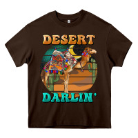 Chocolate Brown desert darling camel Heavy Core Tee - BarkalooDesign